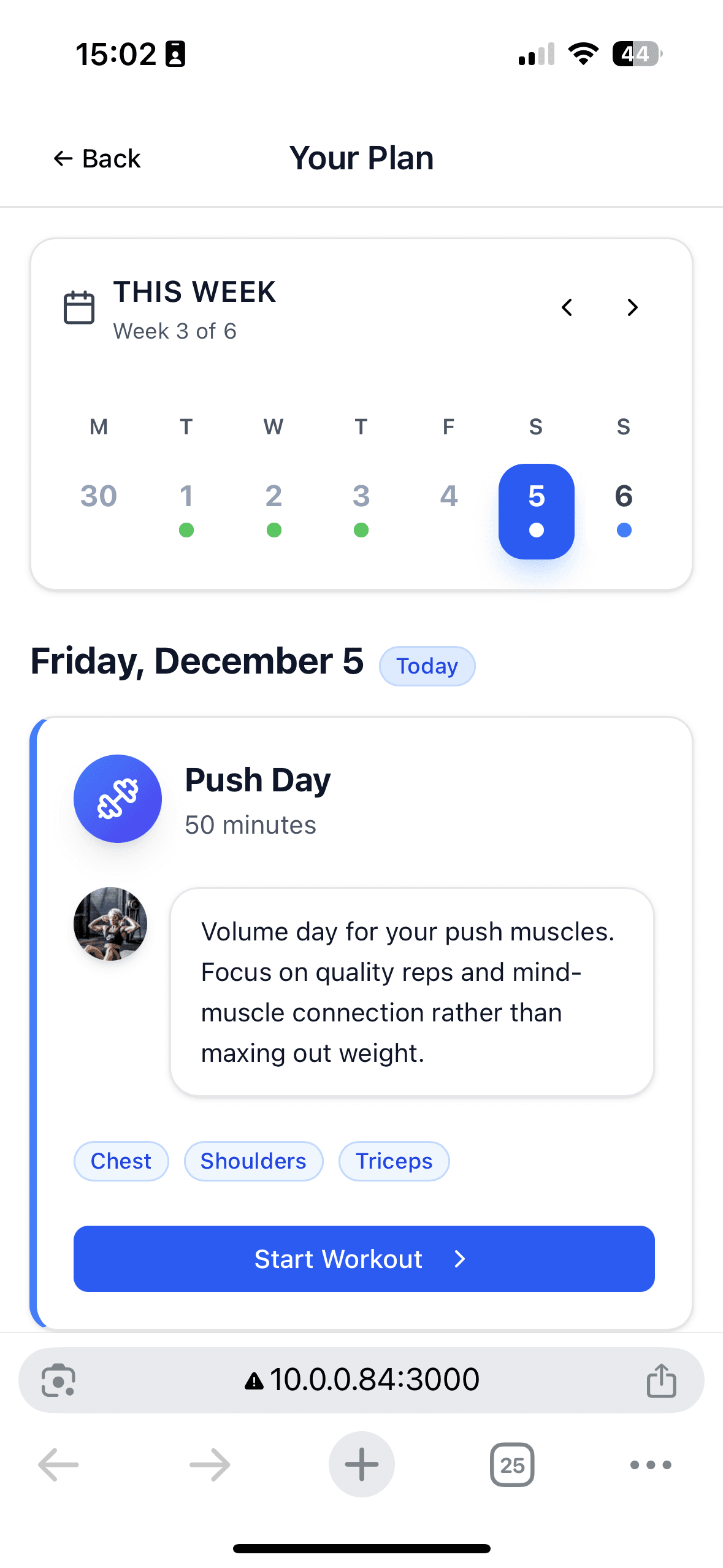 Smart Weekly Planning screenshot 1