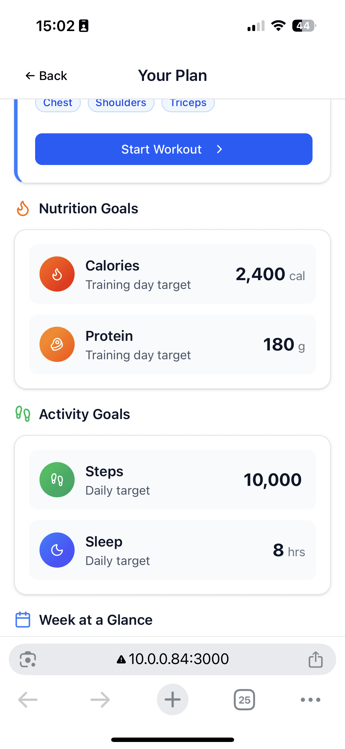 Smart Weekly Planning screenshot 2