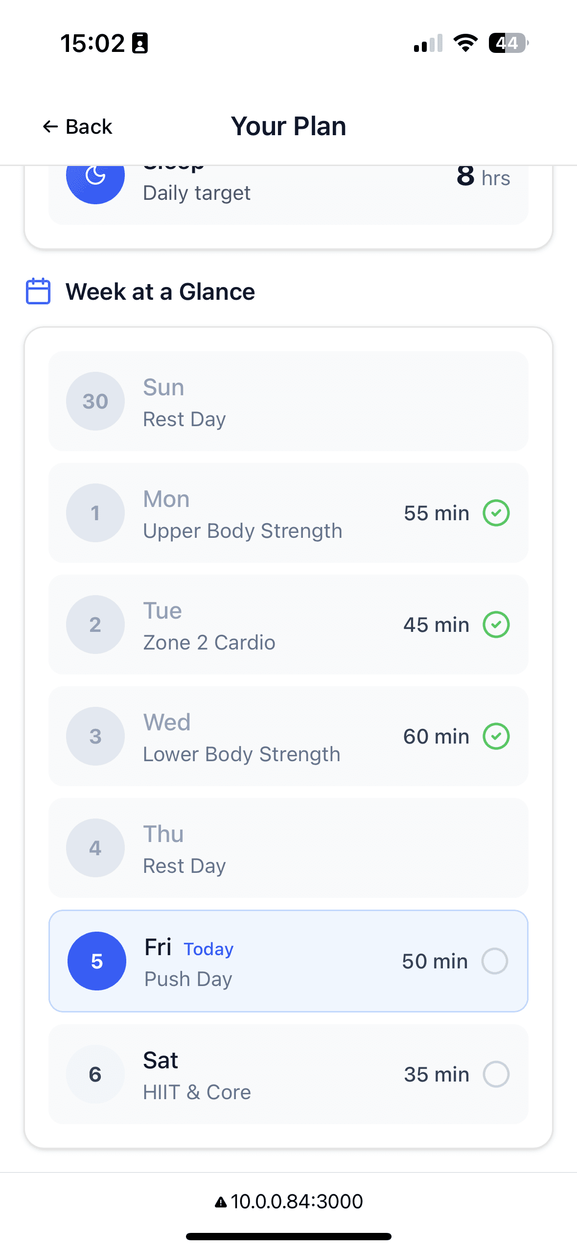Smart Weekly Planning screenshot 3