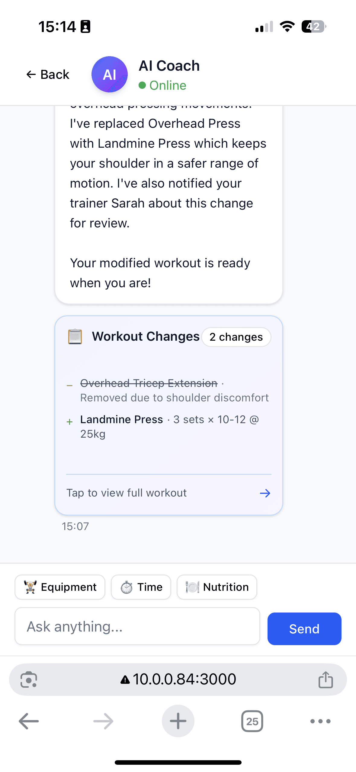 24/7 AI Coaching Support screenshot 1